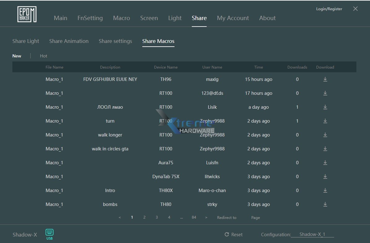 Shadow X software 14 3b955