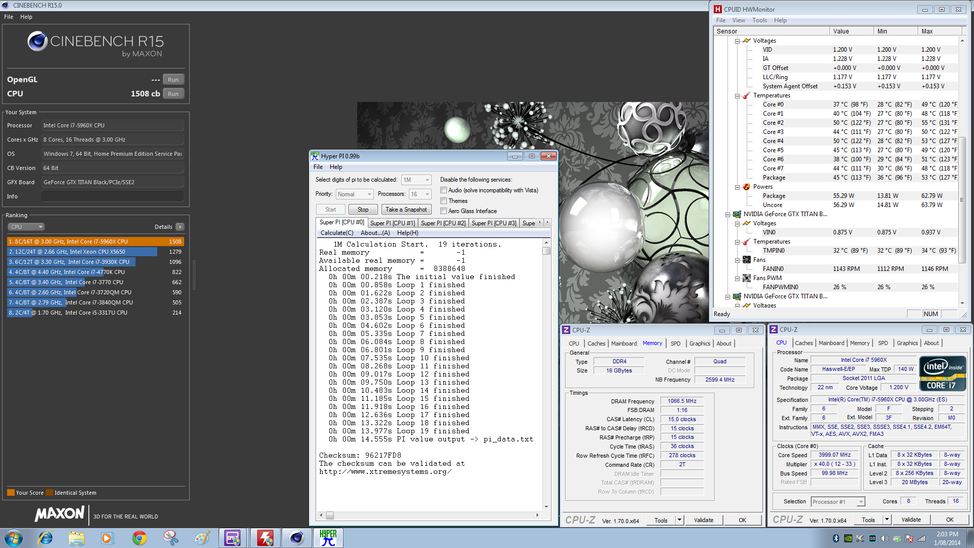 Intel-Core-i7-5960X 40 GHz